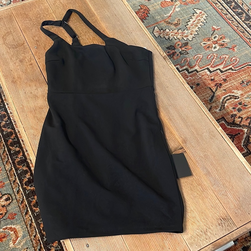 One shoulder mini dress
